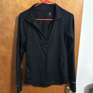 Champion, black, quarter zip